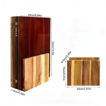 Acacia Bookshelf Cutting Board Collection