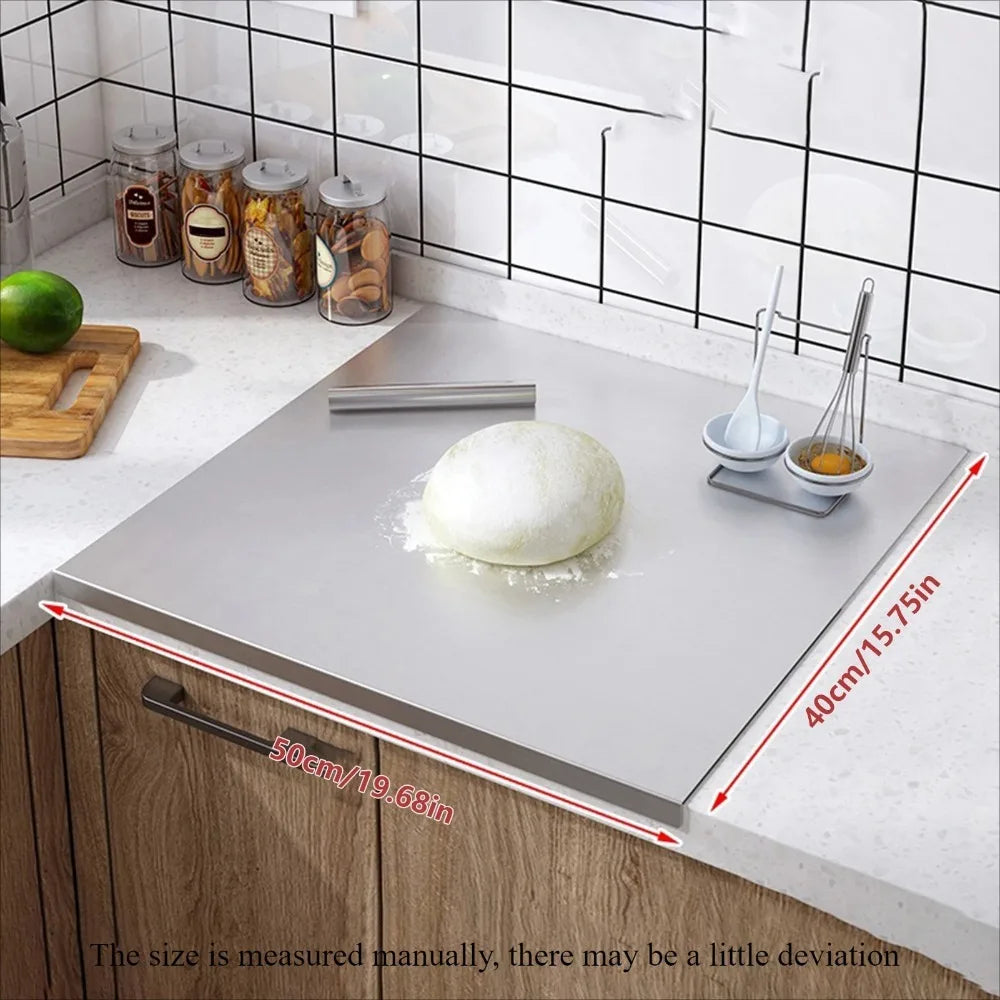 Always-Ready Stainless Steel Prep Board