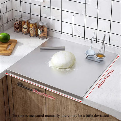 Always-Ready Stainless Steel Prep Board